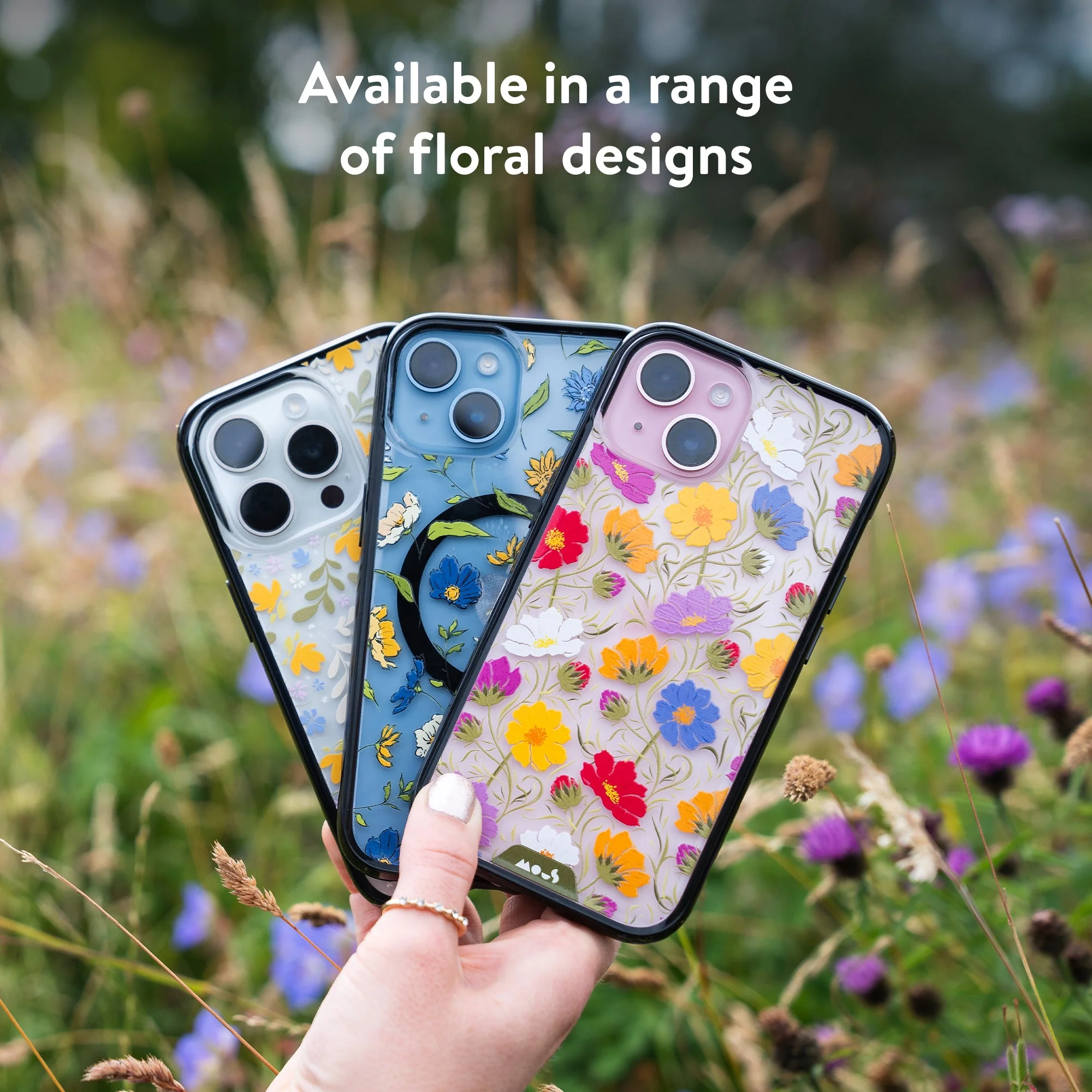 Cosmos Multicolour Protective Phone Case - Flowers - Image 14
