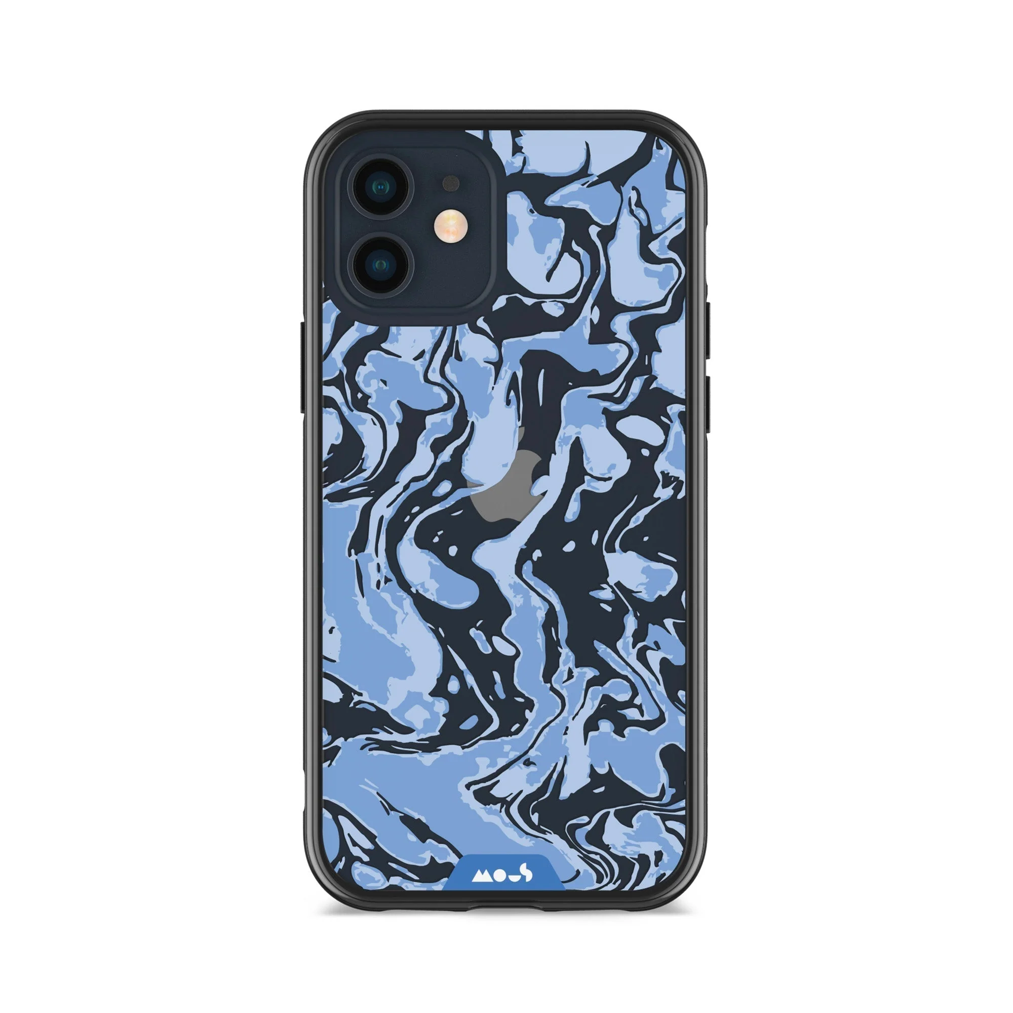 Sky Blue Protective Phone Case - Marbled - Image 25