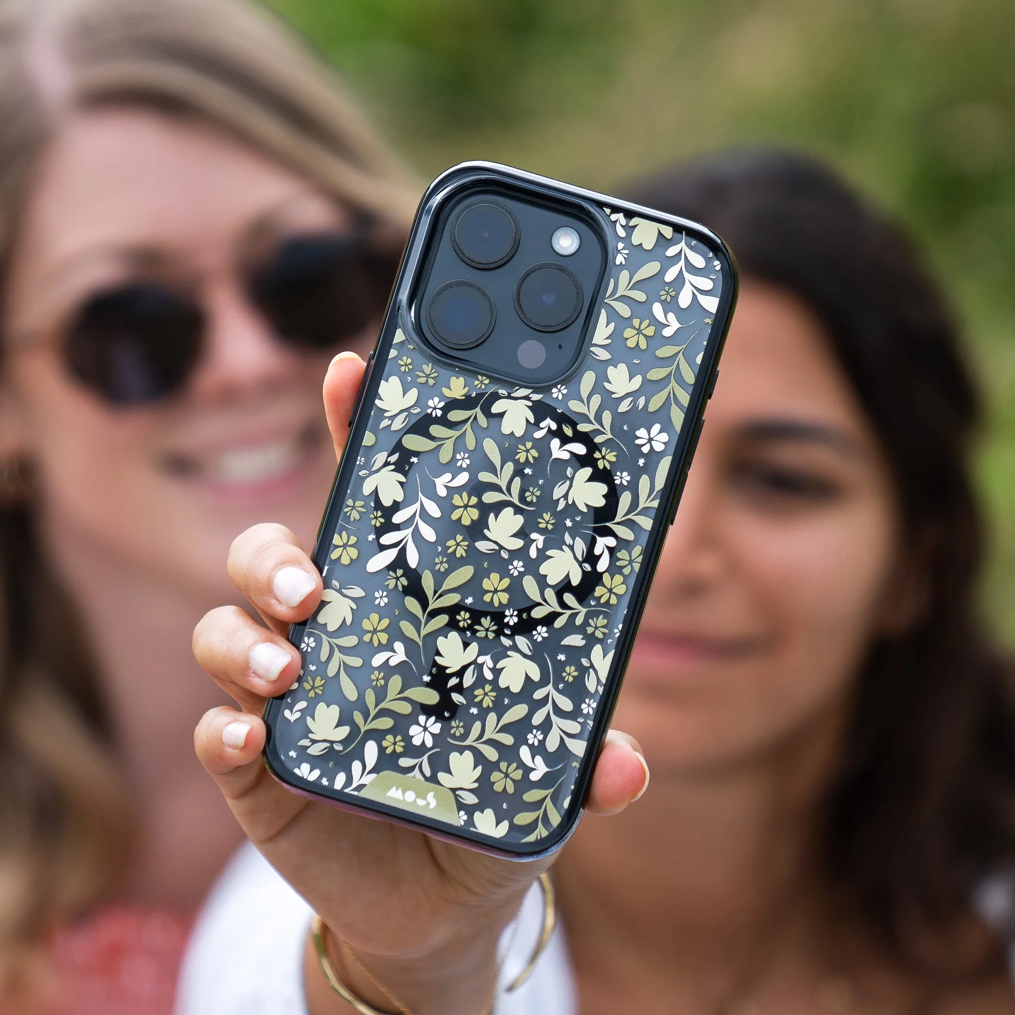 Ditsy Green Protective Phone Case - Flowers MagSafe - Image 10
