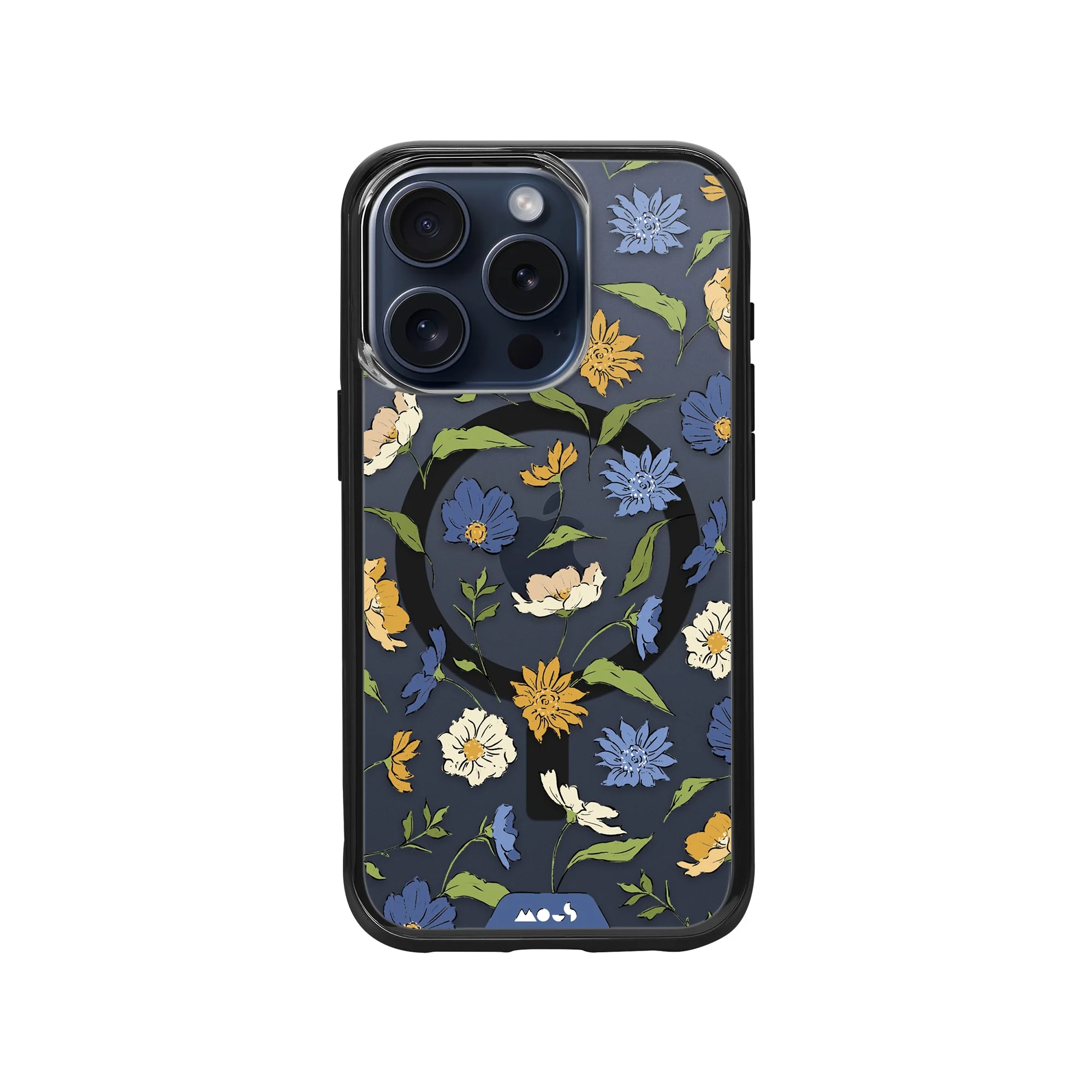 Floral Blue Protective Phone Case - Flowers MagSafe - Image 2