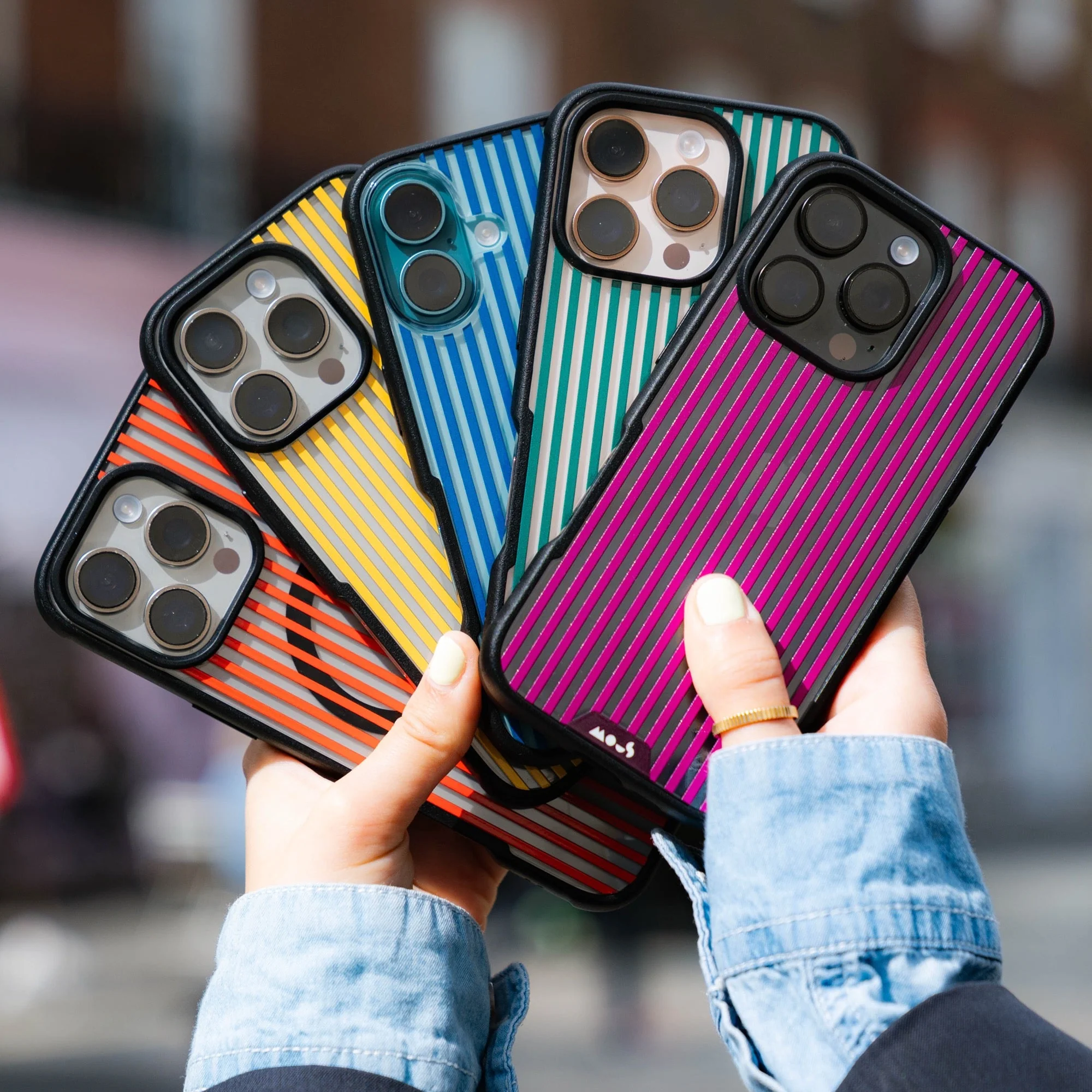 Evergreen Protective Phone Case - Pinstripe - Image 12