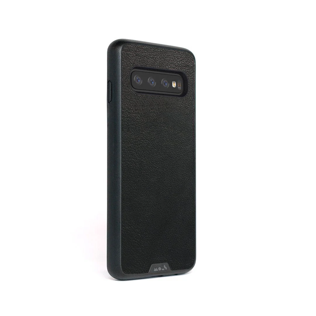 Black Leather Protective Phone Case - Limitless - Image 111