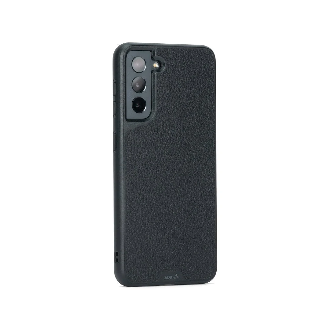 Black Leather Protective Phone Case - Limitless - Image 130