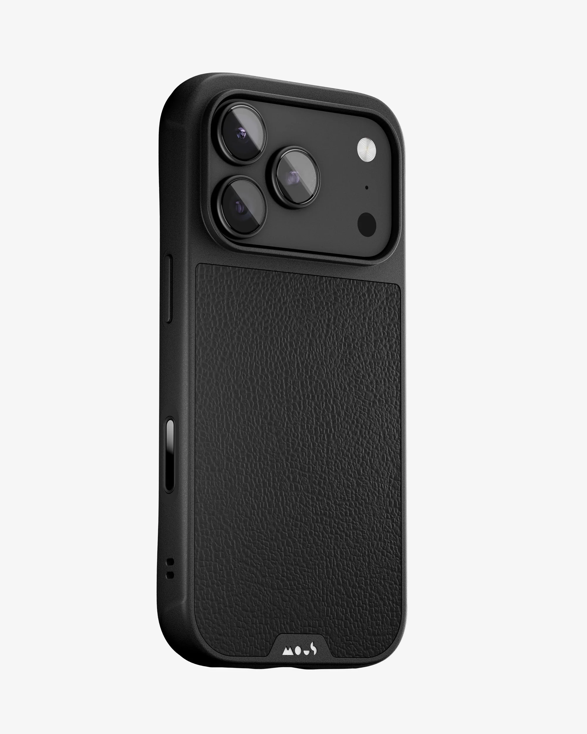 Black Leather Protective Phone Case - Limitless - Image 2