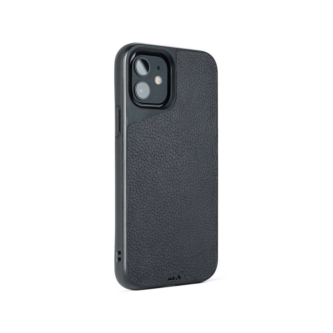 Black Leather Protective Phone Case - Limitless - Image 93